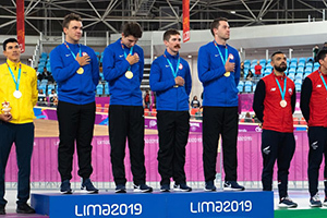 2019 Pan-American Games Men's Team Pursuit Podium