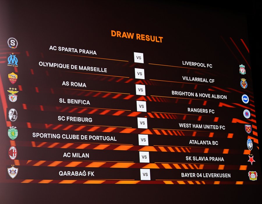 Brighton vs. Roma, Liverpool vs. Sparta Prague in Europa League 1