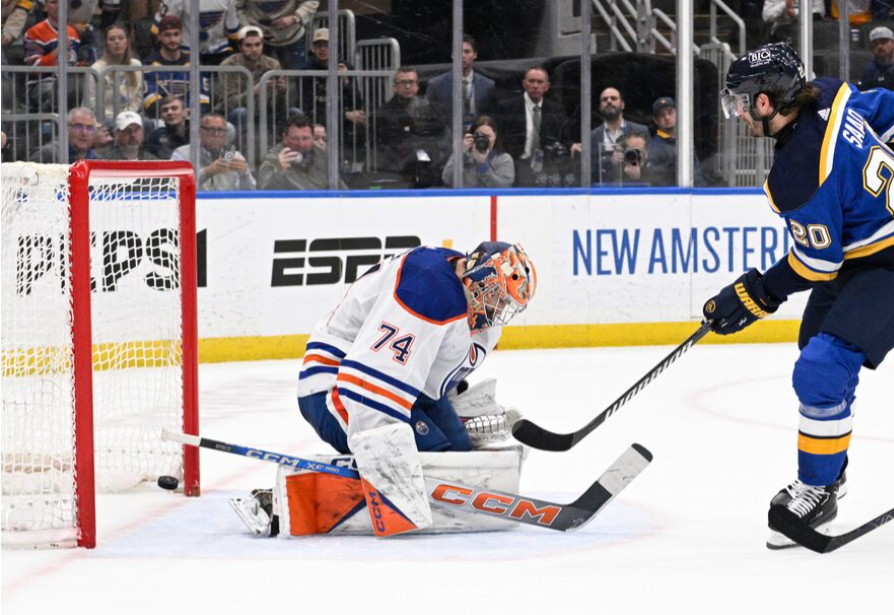 Brandon Saad's overtime goal push Blues past Oilers 3-2 10