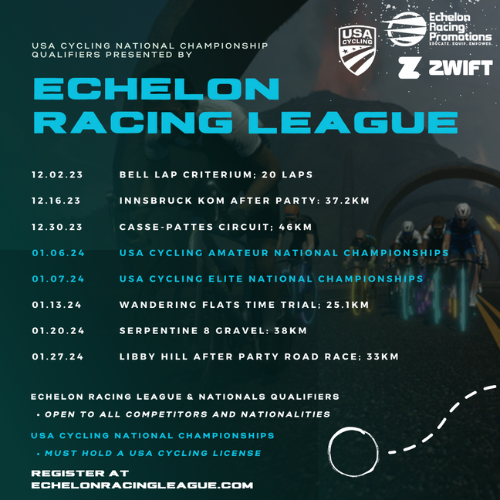 Echelon Racing League Full Schedule