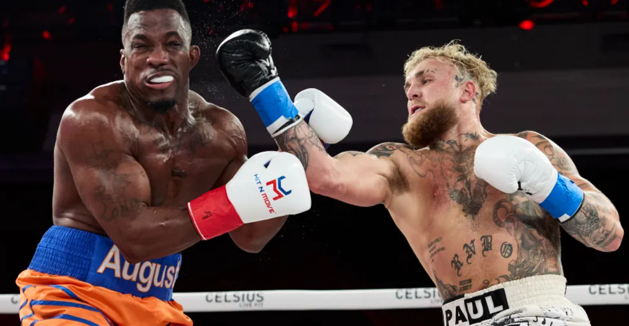 Jake Paul knocks out Andre August in just 2.32 minutes