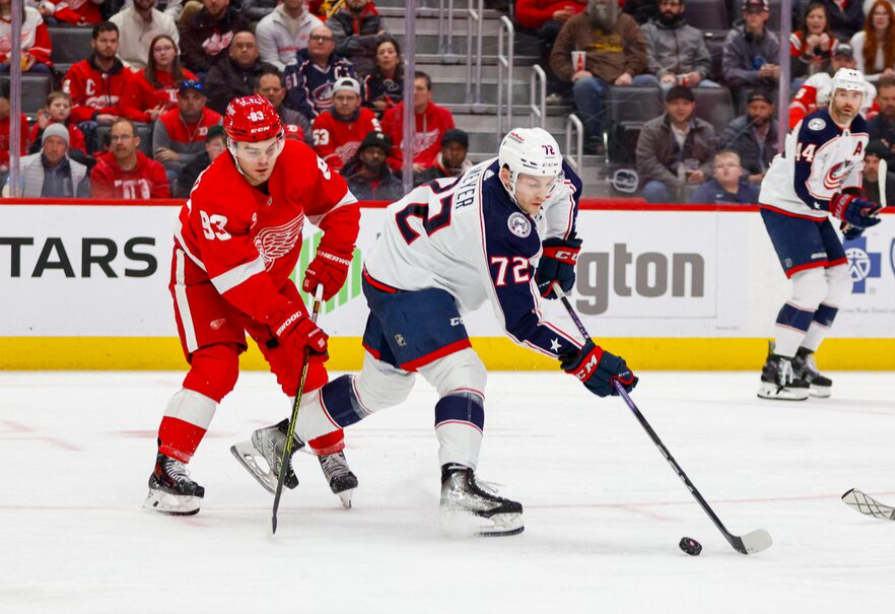 Kane's OT winner lifts Red Wings to 4-3 victory over Blue Jackets 5